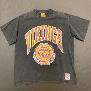 Vintage 90s Vikings Nutmeg Tee